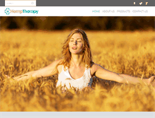 Tablet Screenshot of hemptherapy.net